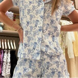 LoveShackFancy x Roller Rabbit Pajama Set